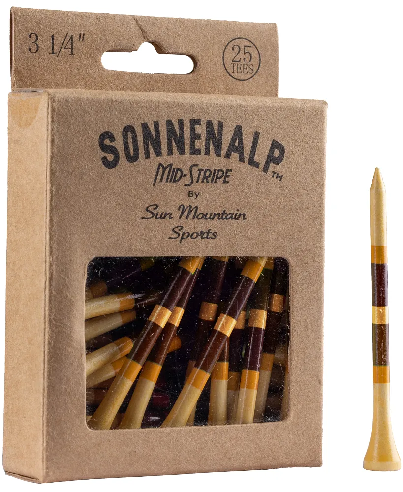 Sun Mountain Sonnenalp Mid-Stripe Golf Tees