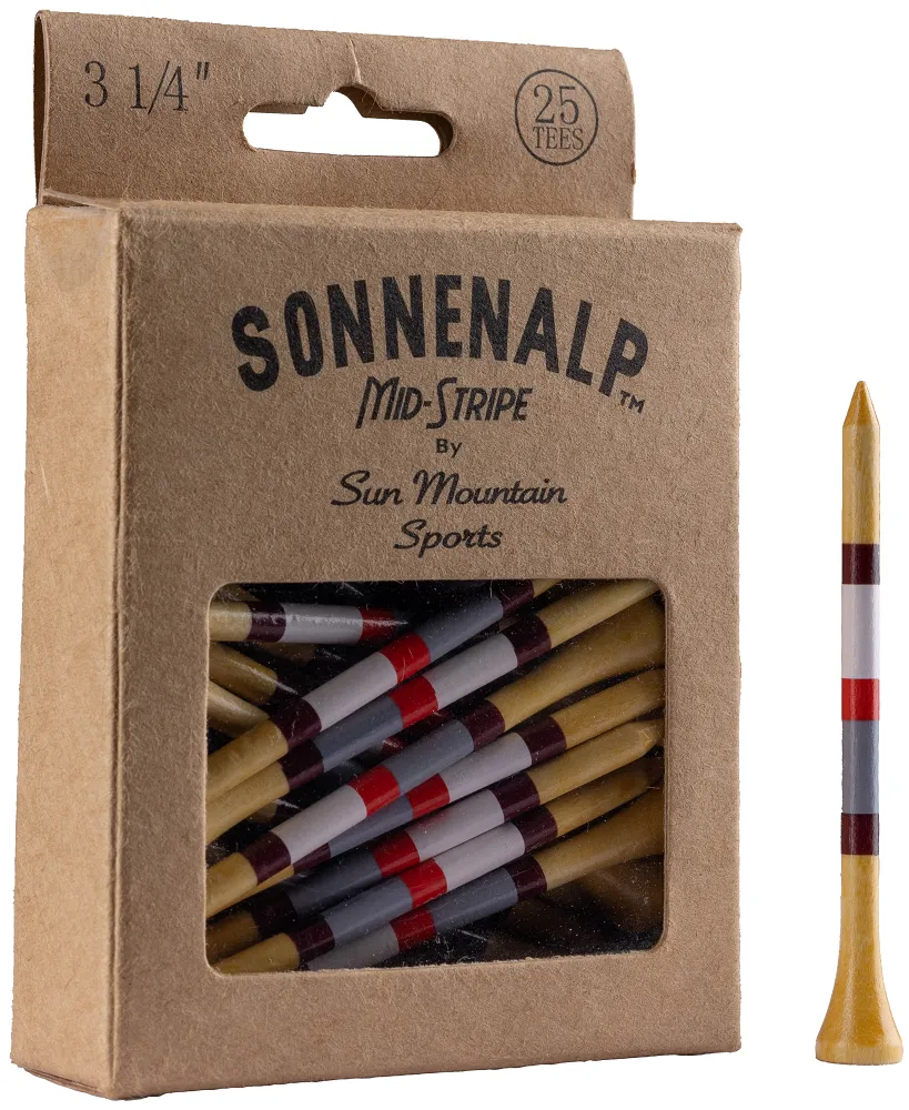 Sun Mountain Sonnenalp Mid-Stripe Golf Tees