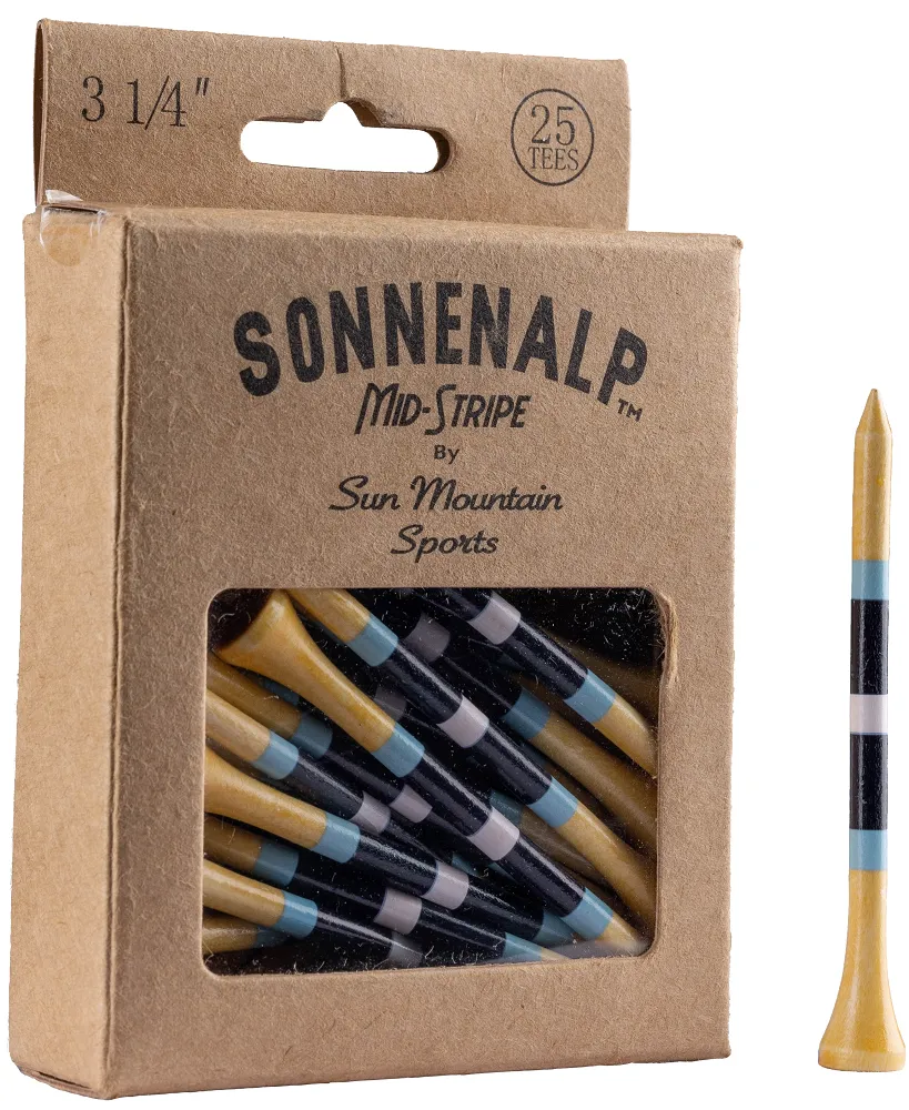 Sun Mountain Sonnenalp Mid-Stripe Golf Tees