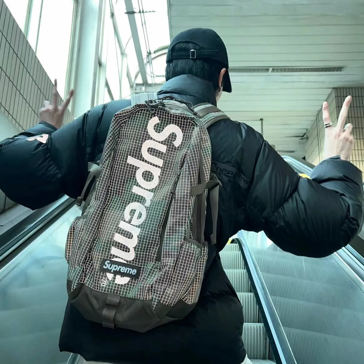 Supreme Reflective Backpack Camo