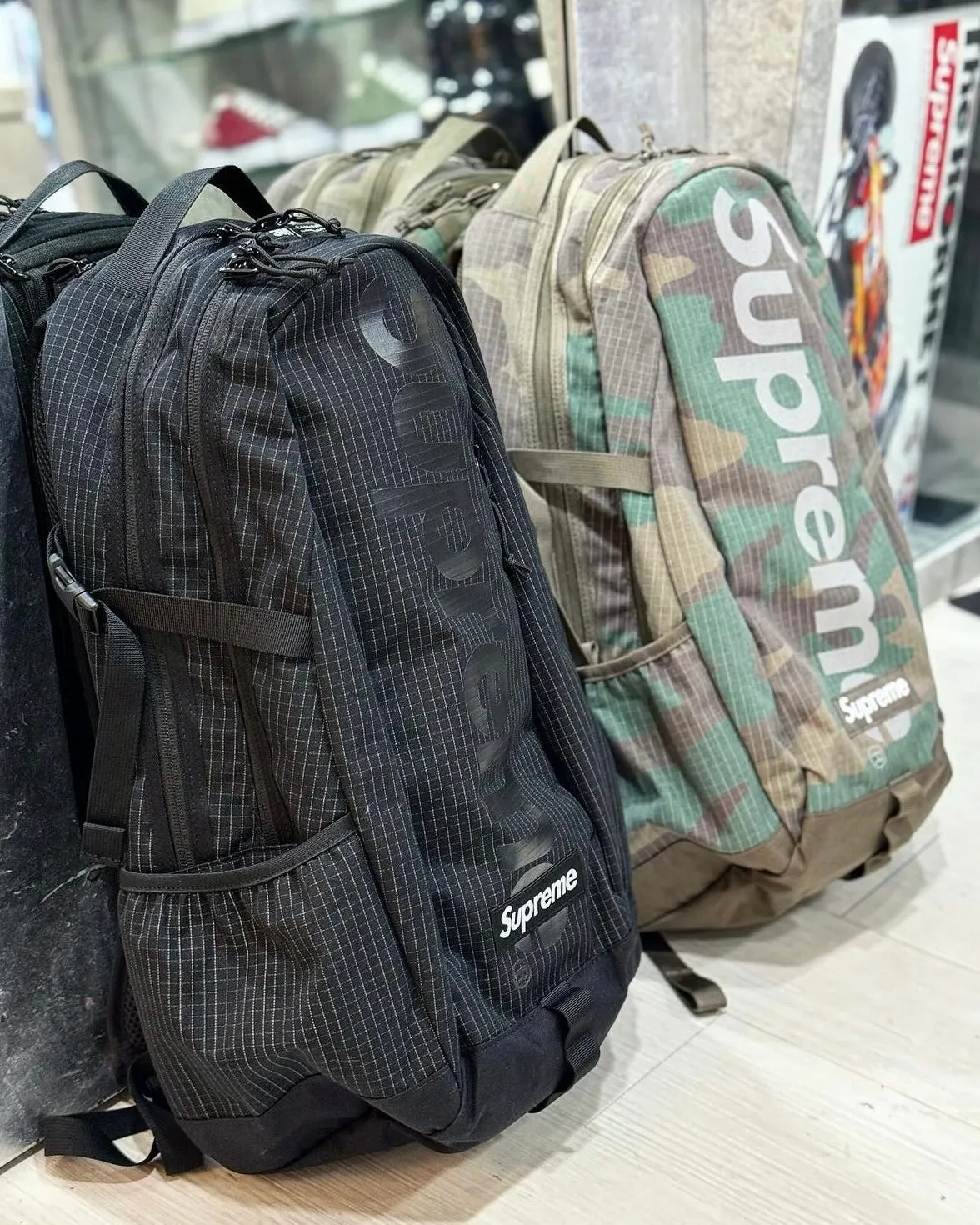 Supreme Reflective Backpack Camo