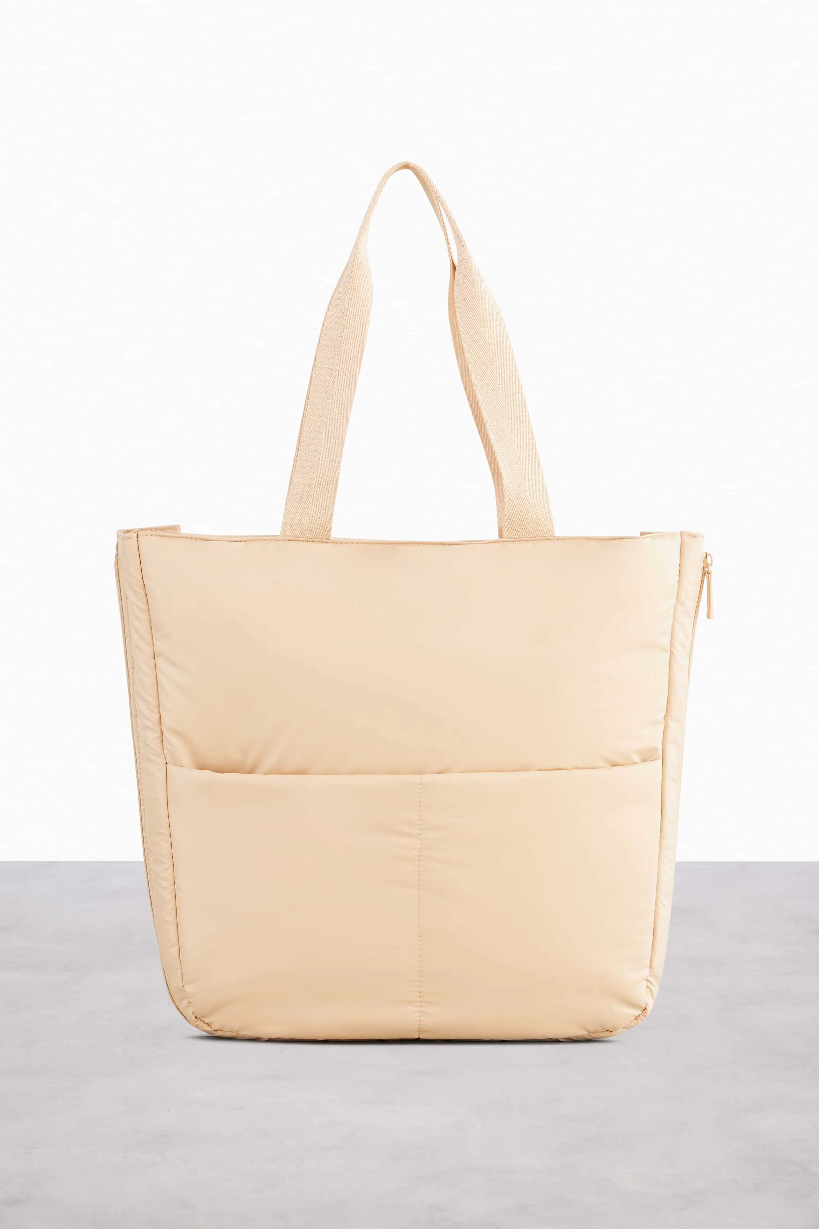 The Expandable Tote in Beige