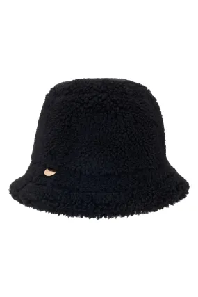 The Teddy Bucket Hat in Black