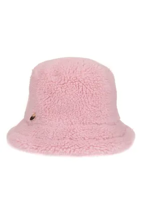 The Teddy Bucket Hat in Pink