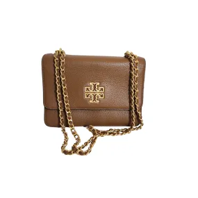 Tory Burch Tan Britten Small Adjustable Shoulder Bag | Brand New |