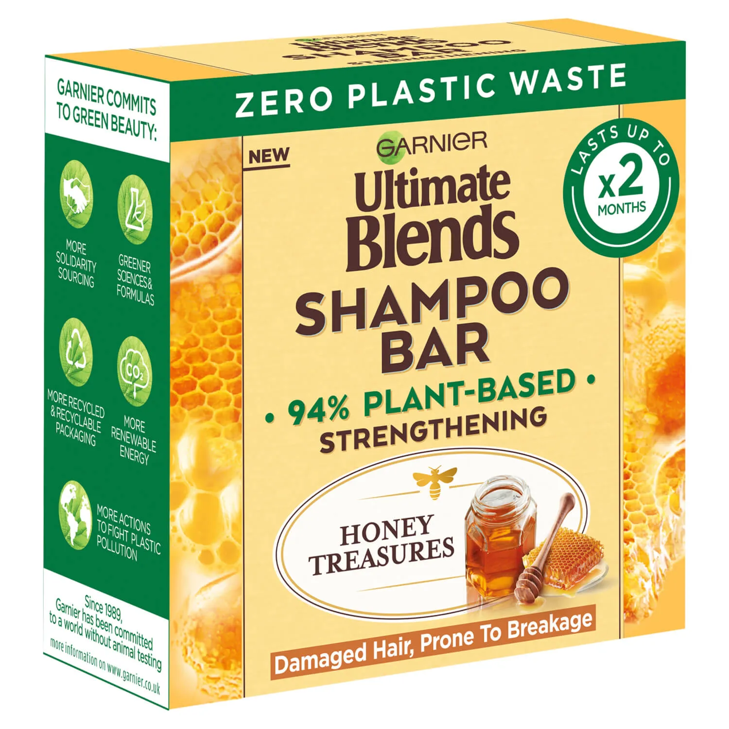 Ultimate Blends Honey Treasures Strengthening Shampoo Bar - 60g