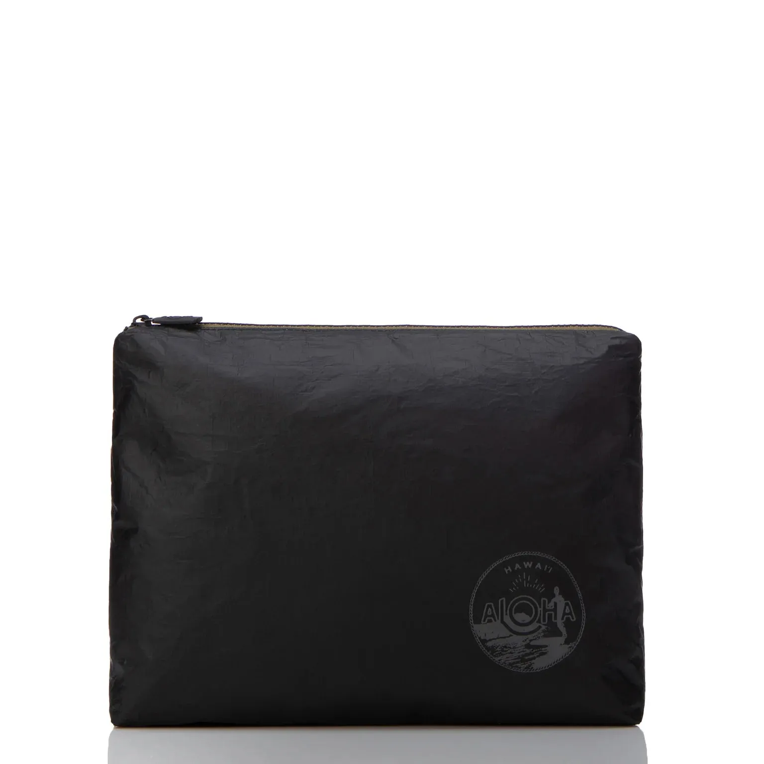 Waikiki Seal Mid Pouch / Charcoal Black