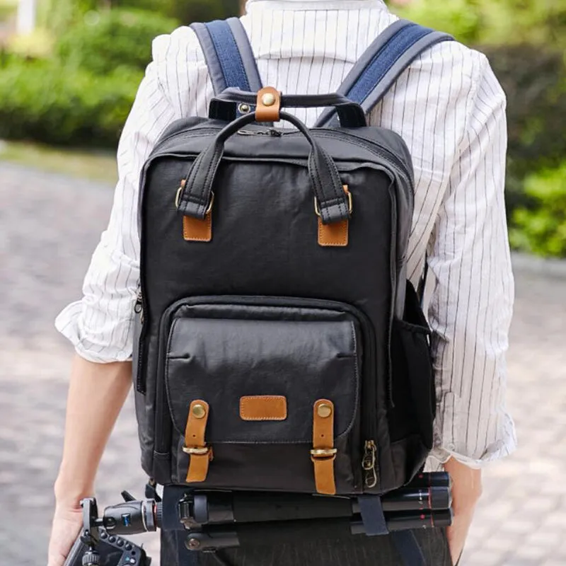 Waterproof DSLR Camera Backpack Canvas Camera Backpack Travel Backpack