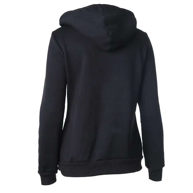 WealFeel Hooded False Two-piece Zip Sweatshirt