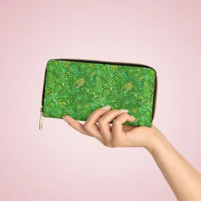 Zipper Wallet - Emerald Dreams