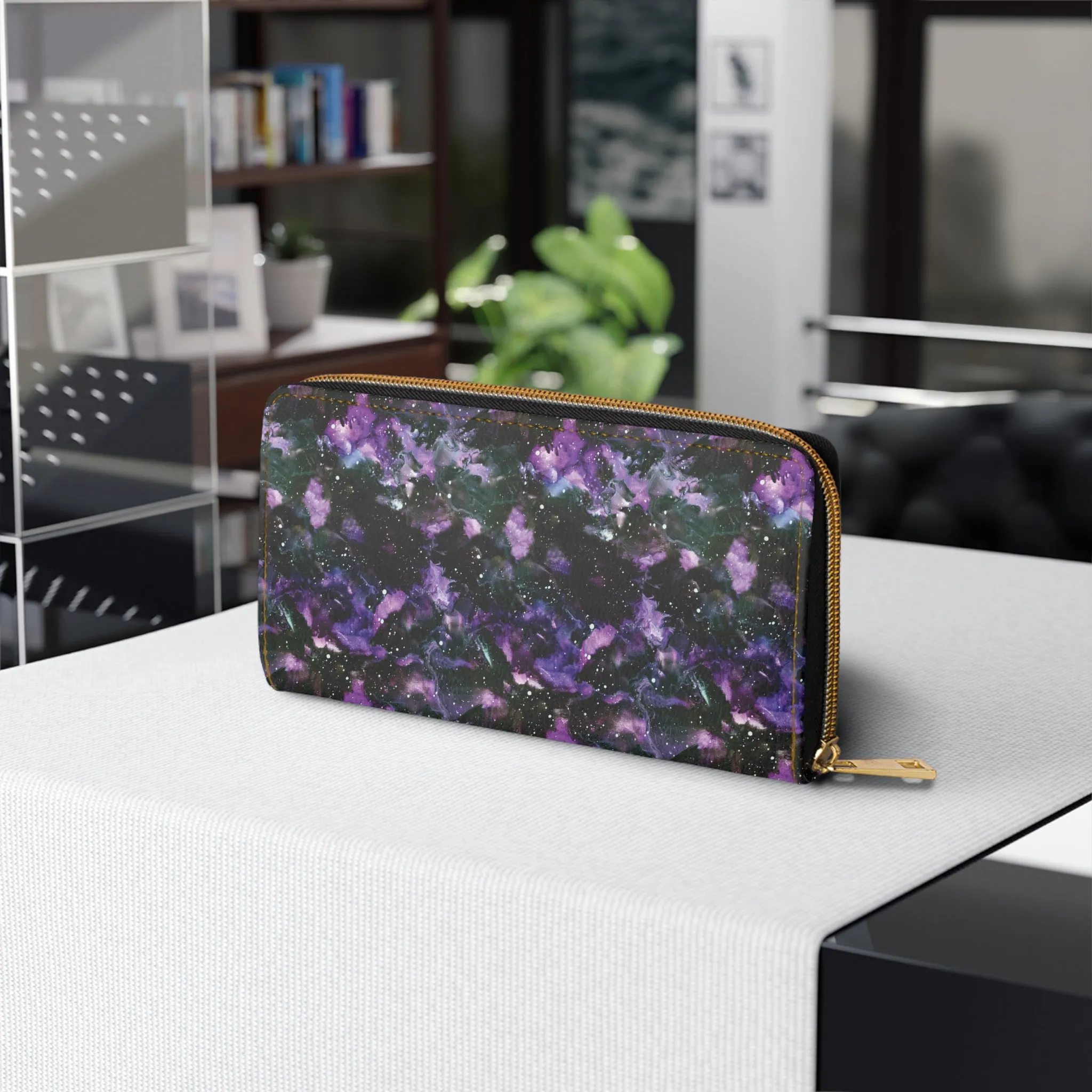 Zipper Wallet - Purple Storm