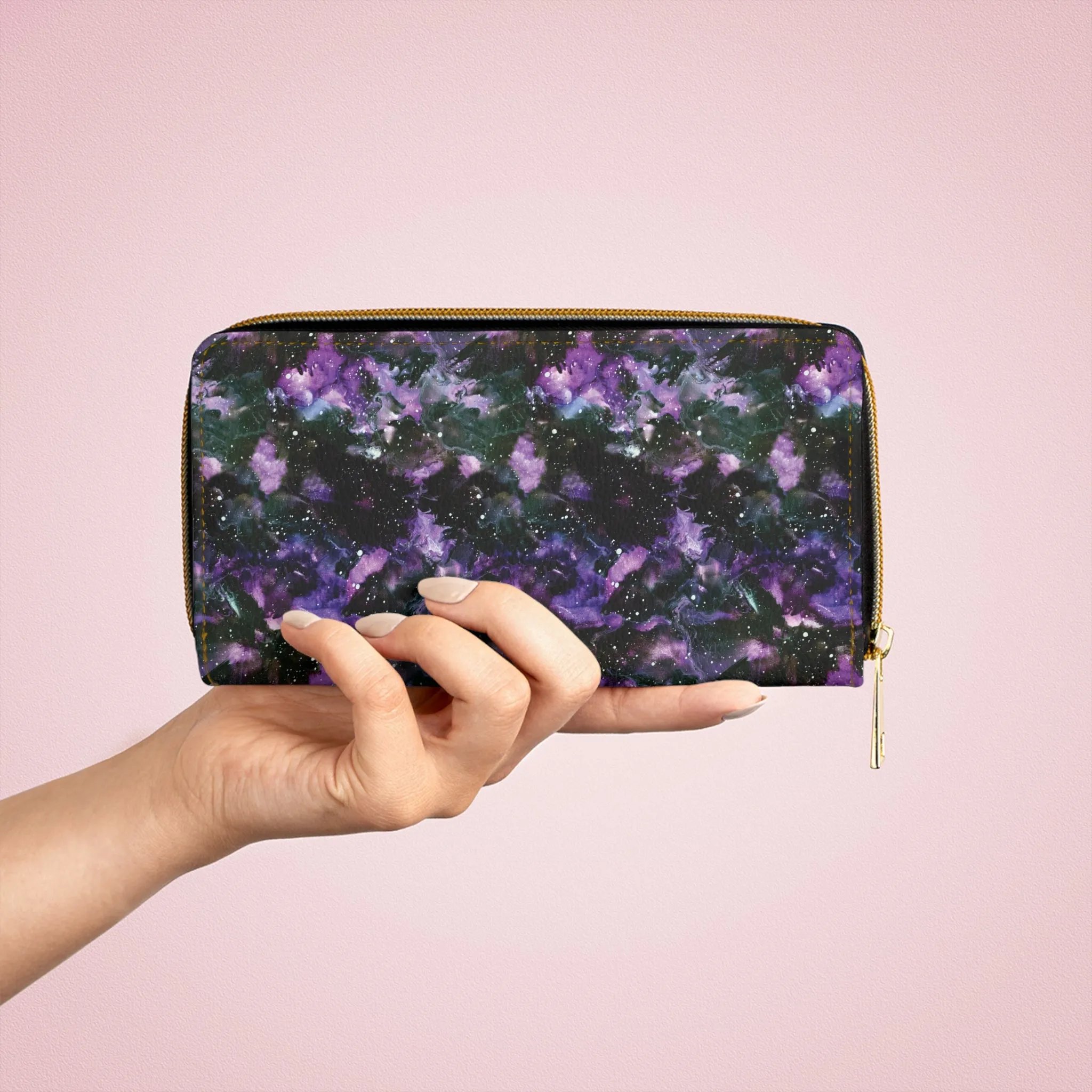 Zipper Wallet - Purple Storm